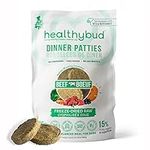 healthybud Freeze Dried Raw Dog Food 14.1oz - Grain Free Beef Liver Dinner Patties - High Protein Puppy Food, Human-Grade Natural Limited Ingredients - Healthy Soft Dehydrated Patties with Real Meat