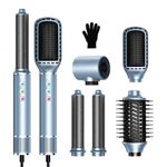 Hairstyler 5 in 1, with 110000 RPM High Speed Magic Hair Styler, 2024 New 5 in 1 Hair Styler, Hot Air Brush,Hair Dryer Curler, Air Curler, Ionic Hairdryer, Air Styler for Fast Drying, Curling