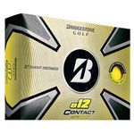 2023 Bridgestone Golf e12 Contact Golf Balls, Yellow