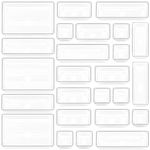 DCA 25 PCS Clear Plastic Drawer Organizer Tray, Bathroom Organizers and Storage Bins for Makeup, Kitchen Utensils, Jewelries, Gadgets, Office Desk