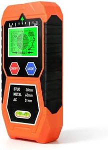 VETOUCH 7-in-1 Wall Scanner – Stud Finder with Metal & AC Wire Detection, LCD Display, Magnetic Screw Finder, Bubble Level, Center & Edge, Audio Alarm, 4 Depth Modes for Wood/Metal, Up to 2.4in Depth