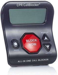 CPR V202 Call Blocker - Pre-Programmed with 200 Known Nuisance Callers - Block All Robocalls, Political Calls, Scam Calls, and Unwanted Calls at The Touch of a Button.