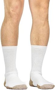 Fox River Cotton Work Crew Cut Socks Value Pack (3 Pair), Medium, White