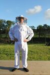 Apiary Additions Beekeeping Suit with Round Veil and Metal Zip (XS)