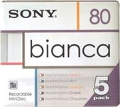 Sony Bianca 5-pack 80 Min. MiniDisc