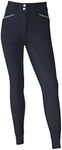 LeMieux St Tropez Jodhpurs for Girls & Young Riders in Indigo - Equestrian Riding Tights - Full Seat Youth Horseback Riding Gear (11-12 Years)