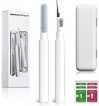 Cleaner Kit for Airpods Earbuds Cleaning Pen with Premium Box for Bluetooth Headphone Case Cleaning Tool with Metal Tip Soft Brush Wipes for Most Earphones