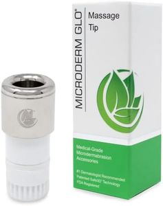 Microderm GLO Premium Diamond Microdermabrasion Tips by Microderm GLO - Medical Grade Stainless Steel Accessories, Patented Safe3D Technology, Safe for All Skin Types. (Massage)