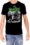 Universal Men's The Munsters Family Coach T-Shirt, Black, Medium