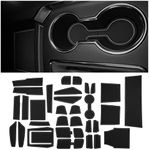 CupHolderHero fits Chevy Traverse Accessories 2018-2023 Premium Custom Interior Non-Slip Anti Dust Cup Holder Inserts, Center Console Liner Mats, Door Pocket Liners 30pc Set (Gray Trim)