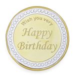 Ananth Jewels BIS Hallmarked Pure Silver Coin 10 Grams gift for Happy Birthday