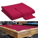 TEHONGMAI Billiard Cloth Pool Table Felt, Fast Speed Pool Cloth, Table Ball Speed Cloth, Sports Game Table Cloth for 7/8/9 ft Mat Strips Bar Hotel Professional Durable Pool Table Cloth