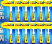 Pidilite Fevikwik One Drop Instant Adhesive | For Instant Sticking And Strong Bond | Multipurpose Use | Non-Stick, Non-Staining | 3G, Pack Of 12