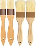 4 Pack 2" &1.5" & 1" Pastry Brush for Cooking and Baking(2 pc 2" Basting Brushes and 1 pc 1.5" &1" Basting Brush)