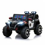 Kidz Auto KAB J 2188 Kids Electric Ride-On Jeep with Remote Control | Rechargeable Battery Operated Toy Car with Music, Decorative Lights, Openable Doors, Suspension & Bonnet Lighting | Police