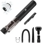 booborny Handheld Vacuum, Cordless, Rechargeable, 20000PA, Lightweight, Portable, HEPA Filter, 150ml, 150W, 50min Runtime, Hand Vacuum for Car Pet Hair Home Office