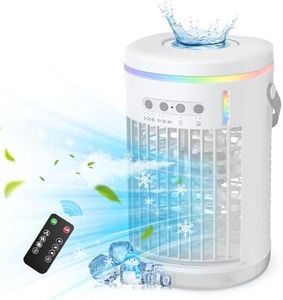 Portable Air Conditioners, 1400ML Mini Air Conditioner Evaporative Personal Cooler Humidifier with Remote, 3 Speeds Mini AC Desktop Cooling Fan for Home Office Bedroom