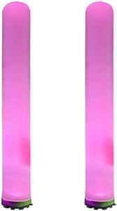 SAYOK Inflatable LED Pillar Decoration(10ft, 1PC) Inflatable Tube Column Night Club Bar Light Lamp Decoration for Wedding, Advertising, Party, Stage, Event, Rental Business, Exhibition, Store, Park