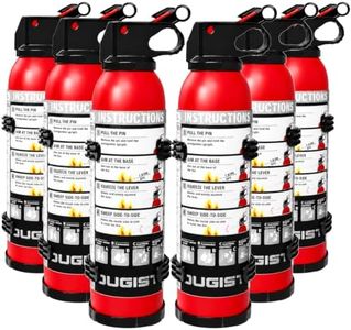 Dry Stop Fire Extinguishing Spray for Home & Car – 600g Portable Dry Chemical Fire Suppression Spray | For Kitchen Grease, Electrical, Vehicle & Garage Fires, Easy to Use (6-Pack)