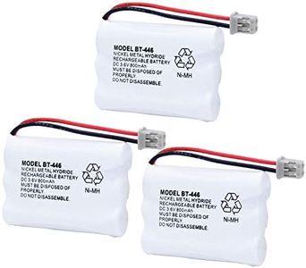 3 x Replacement Battery Compatible with Uniden Cordless Phones BT750 BT-750 BT446 BT-446 BT909 BT-909 WDECT 2315 2355 3315 3355 DSS7855 WDSS5335 Dick Smith S3461