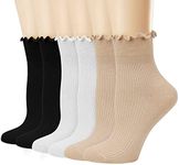 Mcool Mary Women's Ruffle Socks,Cas