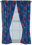 Jay Franco Marvel Spiderman Spidey Daze 63" Inch Drapes - Beautiful Room Décor & Easy Set Up, Bedding - Curtains Include 2 Tiebacks, 4 Piece Set (Official Marvel Product)