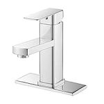 Chrome YBlucklly Bathroom Faucet 1 or 3 Hole Bathroom Faucet Single Handle Bathroom Faucet Modern Basin Wash Basin Faucet with Deck