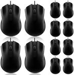 Hoteam 12 Pcs Wired Computer Mouse 