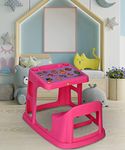 Prima Junior and Senior Kids Study Table | Play | Desk | Plastic Chair with Cup Holder from 2-5 Years Age Kids