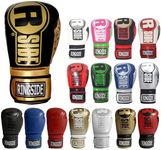 Ringside Apex Flash Sparring Gloves, Black/Gold, 16-Ounce