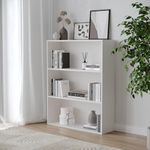 URBNLIVING Wide 3 Shelf Tier Wooden Bookcase Cabinet Storage Shelving Display Shelves Unit