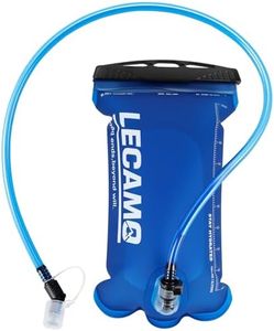 LECAMO 2L Hydration Bladder, Leak-Proof TPU Water Reservoir with Insulated Tube & Wide Opening, BPA-Free Hydration Pack Replacement for Trail Running, Hiking, Cycling and Climbing
