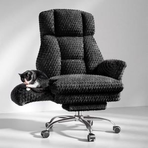 Big and Tall Office Chair, Flip Armrests for Pets & Cross Legged Sitting