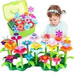 CENOVE Toys for 3 Year Old Kids Flower Garden Building Toys,DIY Bouquet Sets Gifts for 3 4 5 6 Year Old Kids,Creative and Art Building Block (130 PCS)