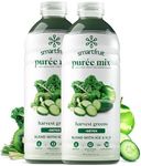 Smartfruit Harvest Greens + Detox – 100% Real Fruit Purée with Kiwi, Cucumber, Kale, Spinach, Lemongrass, Apple & Banana – Great for Smoothies, Juice, Yogurt, Cocktails, Teas & More – 2-Pk, 48oz Each