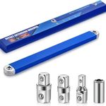 BK10 IMPORT & EXPORT Socket Wrench Set | Offset Extension Wrench Universal Fit Small Space 15" Socket Tool | Multi-Purpose | Universal for Small Place
