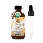 FLORONA Sweet Orange Essential Oil (100% Pure & Natural - Undiluted) Therapeutic Grade - Huge 4oz Bottle - Perfect for Aromatherapy, Relaxation, Skin Therapy & More!