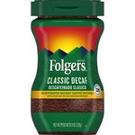 Folgers Classic Decaf Decaffeinated Instant Coffee Crystals, 8 Ounces