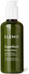 ELEMIS Superfood Facial Wash, 200ml – Revitalizing Daily Prebiotic Gel Wash, Gently Cleanse, Nourish & Balance Skin for Glowing Complexion, Hydrating Facial Cleanser to Remove Grime