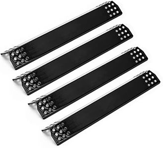 Uniflasy Heat Plates for Monument Grills 24367 35633 17842 77352 41847NG 77352MB Larger 4-Burner Propane Gas Grills, Porcelain Steel Replacement Parts Heat Tent Shield for Monument Grill, 4 Pack