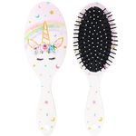 Hair Brushes for Girls Kids Brush for Curly Hair Thick Hair Kids Unicorn Hair Brush Toddler Hair Brush Dry and Wet Hair Brush for All Hair Types