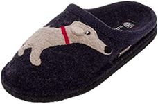 HAFLINGER Women's Doggy Slipper, Earth, 41 EU (US Women's 10) M