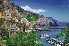 Becko 1000 Piece Puzzle for Adults and Kids Cardboard Jigsaw Puzzle Christmas Puzzle Gifts (Sea Amalfi Coast)