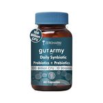 Gut Army Prebiotics & Probiotics | 10 Unique Strains 100 Billion CFU With Inulin | Digestion, Colon Cleanse, Skin Health, Gut Care Supplement for Constipation, Bowel Movement | 60 Capsules By ZEROHARM