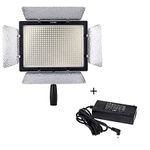 Yongnuo YN600L 3200K-5500K PRO LED VIDEO LIGHT FOR CANON NIKON CAMERA CAMCORDER with Power charger