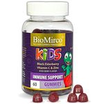 Kids Triple Immunity Complex, Immune Boosting Gummies for Kids, Vitamin C, Zinc and Elderberry, 60 Gummies – 2 Month Supply, Elderberry Flavour, Great Tasting,Support Immunity and Overall Wellness