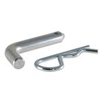 CURT 21400 Trailer Hitch Pin & Clip, 1/2-Inch Diameter, Fits 1-1/4-Inch Receiver, Clear ZINC