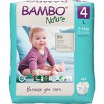 Bambo Nature Premium Baby Diapers - Large Size (7-14 Kgs), 24 Count, for Toddler Baby - Super Absorbent with a Wetness Indicator