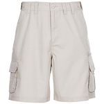 Trespass Mens Gally Hiking Shorts With Uv Protection And Water Repellent, Mushroom, M EU