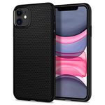 Spigen Liquid Air Back Cover Case Compatible with iPhone 11 (TPU | Matte Black)